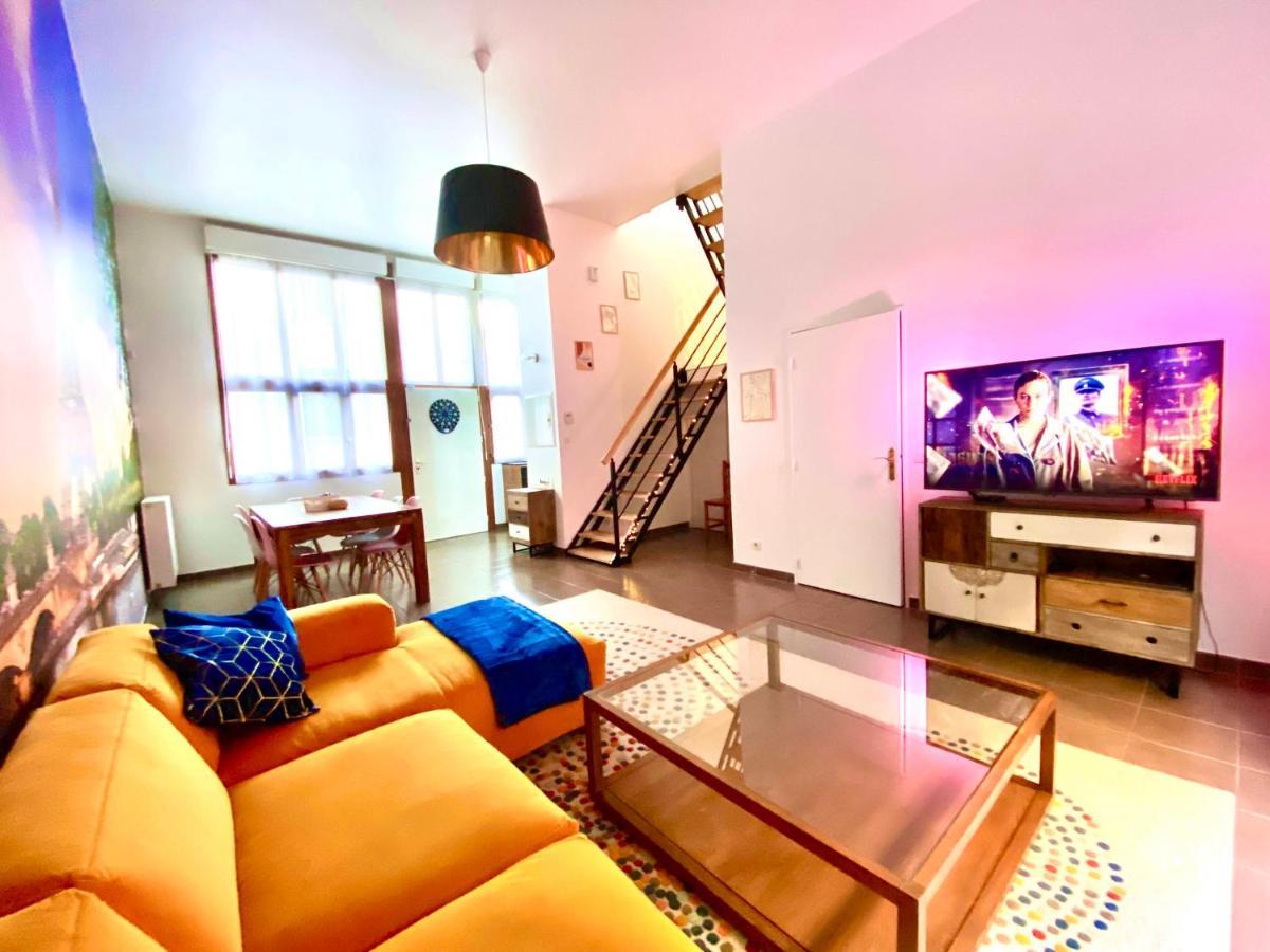 Magnifique Villa Avec Jacuzzi Au Pied Du Stade Saint-Denis  Bagian luar foto