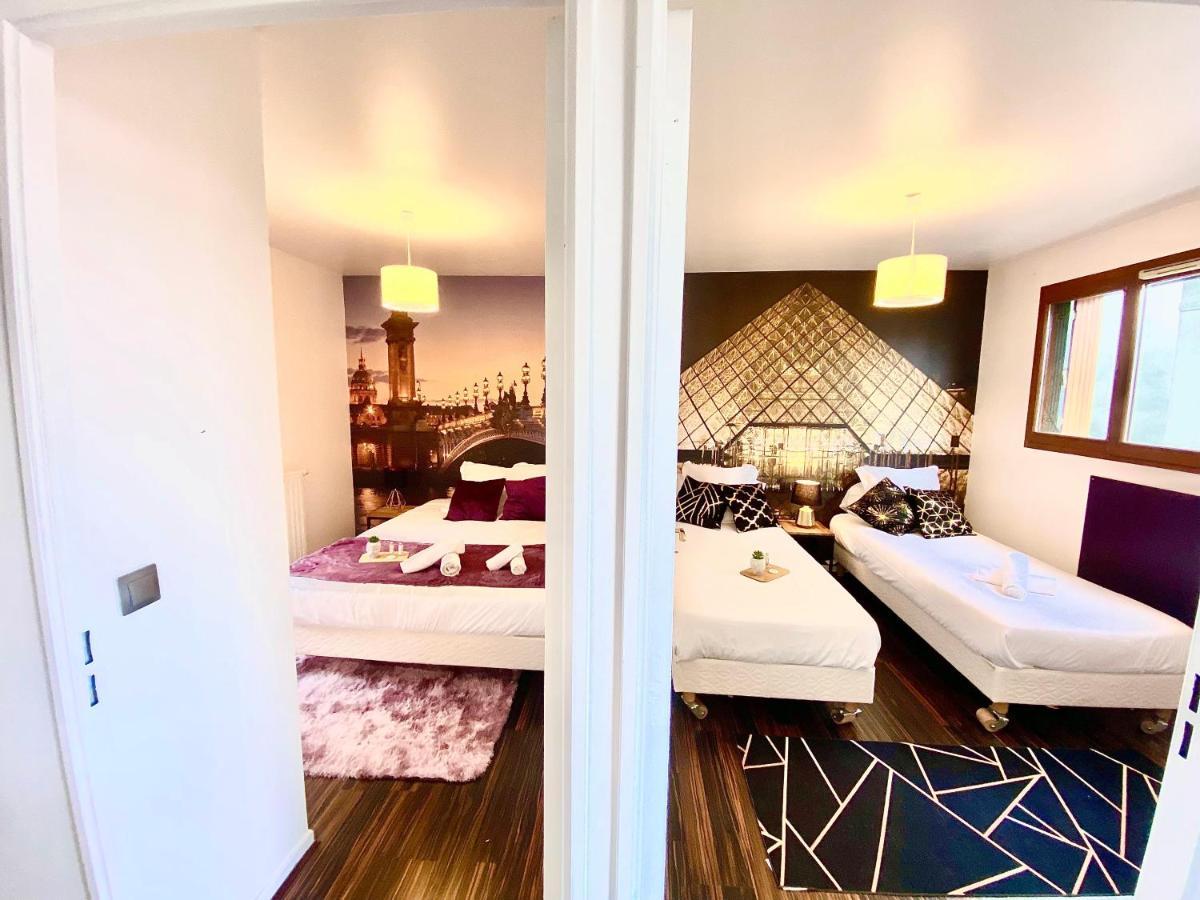 Magnifique Villa Avec Jacuzzi Au Pied Du Stade Saint-Denis  Bagian luar foto