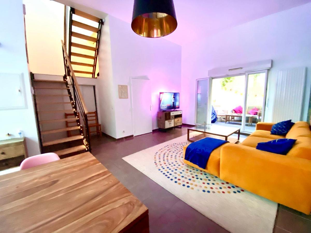 Magnifique Villa Avec Jacuzzi Au Pied Du Stade Saint-Denis  Bagian luar foto