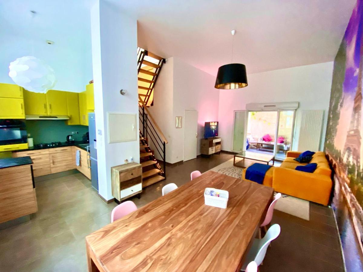 Magnifique Villa Avec Jacuzzi Au Pied Du Stade Saint-Denis  Bagian luar foto