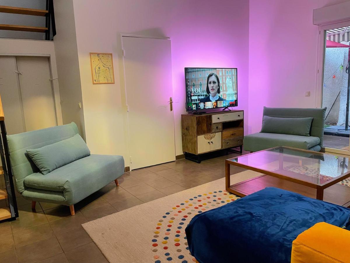 Magnifique Villa Avec Jacuzzi Au Pied Du Stade Saint-Denis  Bagian luar foto