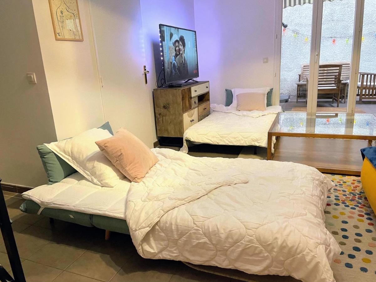 Magnifique Villa Avec Jacuzzi Au Pied Du Stade Saint-Denis  Bagian luar foto